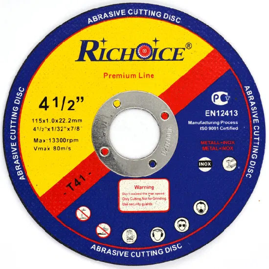 Richoice 115/125/150/180/230 ミリメートル金属/鋼/石アングルグラインダー研削カットオフディスクホイール研磨切断ディスク